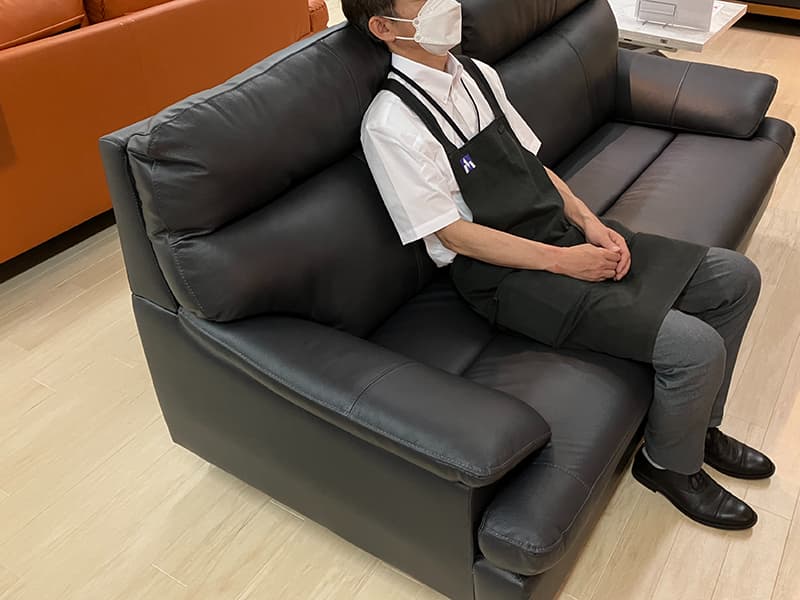 ジェームス 3人掛けソファ（背脱着可）