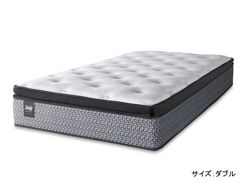 レスポンス エッセンシャルズEPT ユーロピロートップ マットレス ダブル