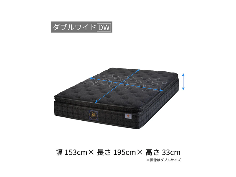 シーリー ロンド4 ダブルワイドマットレス