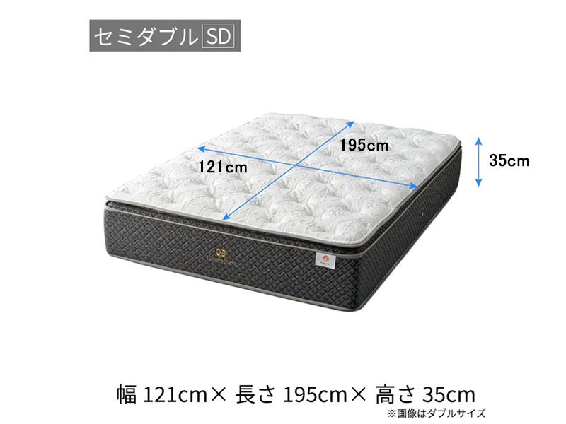 クラウンジュエル エメラルド4 マットレス セミダブル