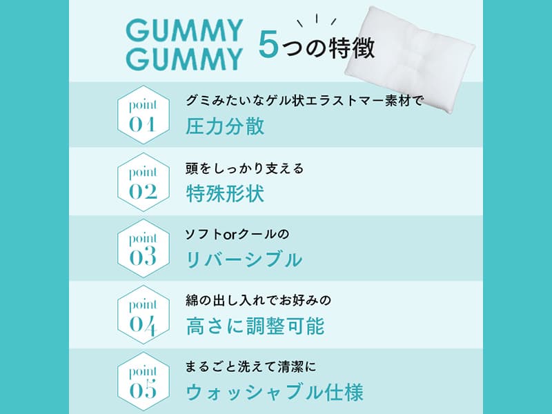 GUMMY GUMMY 2WAY まくら