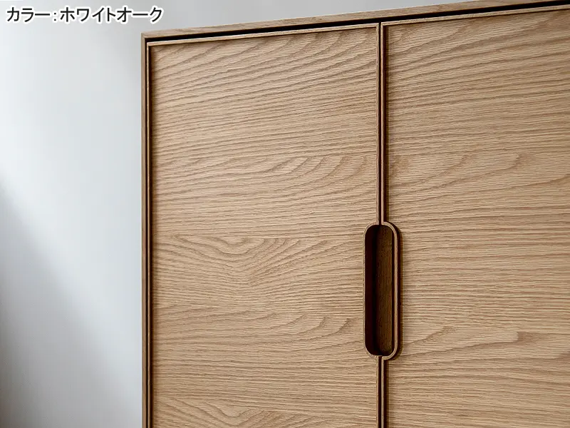 ラフ 160 リビングキャビネット(2ドア+3引出 鉄脚)