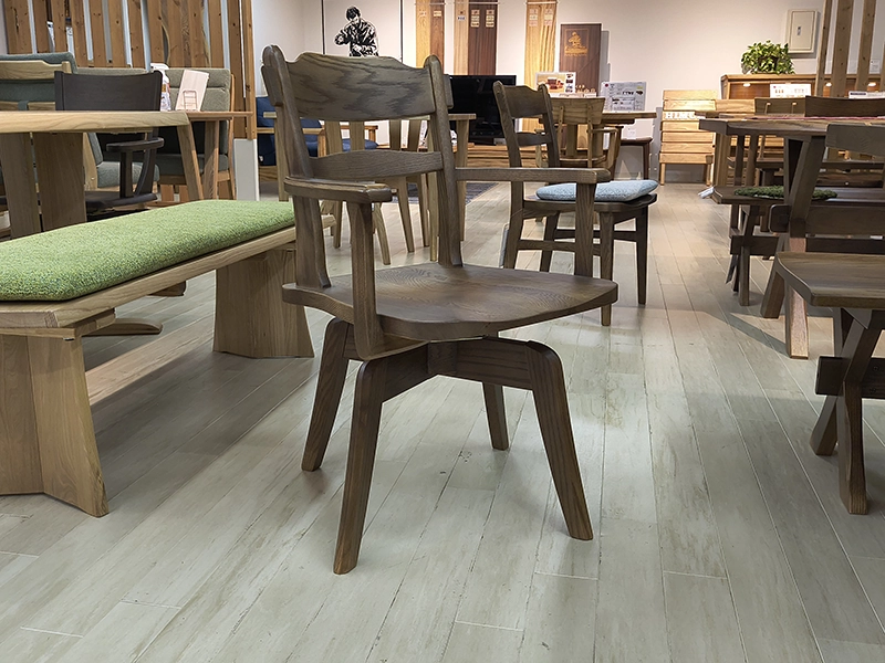 キオリ 165ダイニング（RGO）5点セット（テーブル+チェア＋回転アームチェア＋ベンチ）