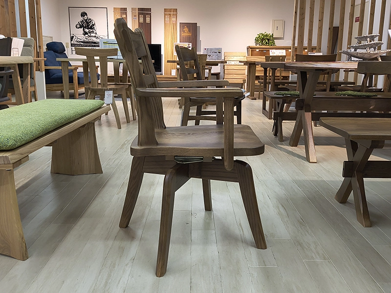 キオリ 165ダイニング（RGO）5点セット（テーブル+チェア＋回転アームチェア＋ベンチ）