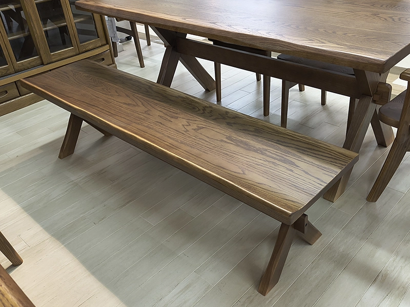 キオリ 165ダイニング（RGO）5点セット（テーブル+チェア＋回転アームチェア＋ベンチ）