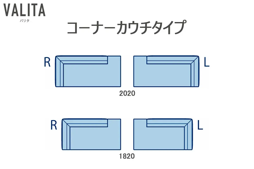 バリタ コーナーカウチタイプ